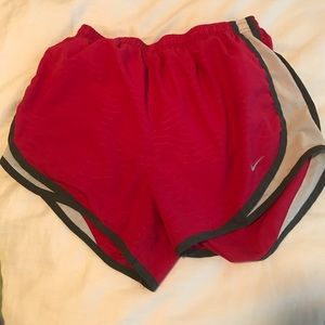 Hot pink dri fit Nike shorts